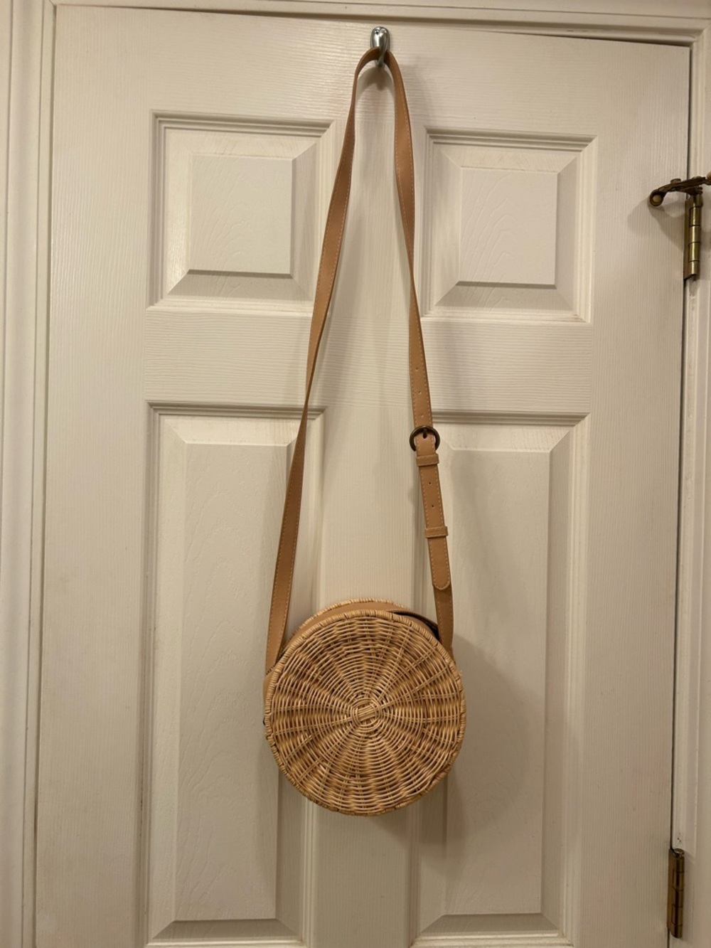Universal Thread Round Rattan Bag - Picture 2 of 2